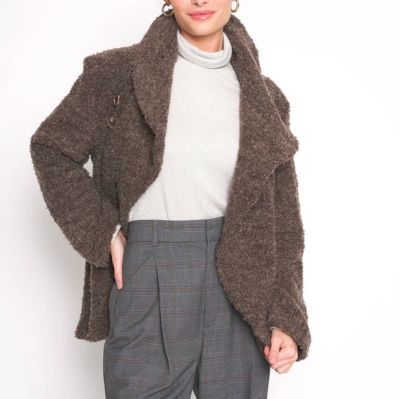 Anthropologie French Mauve Briella Boucle Jacket, Size Small 🎀 - Picture 2 of 9